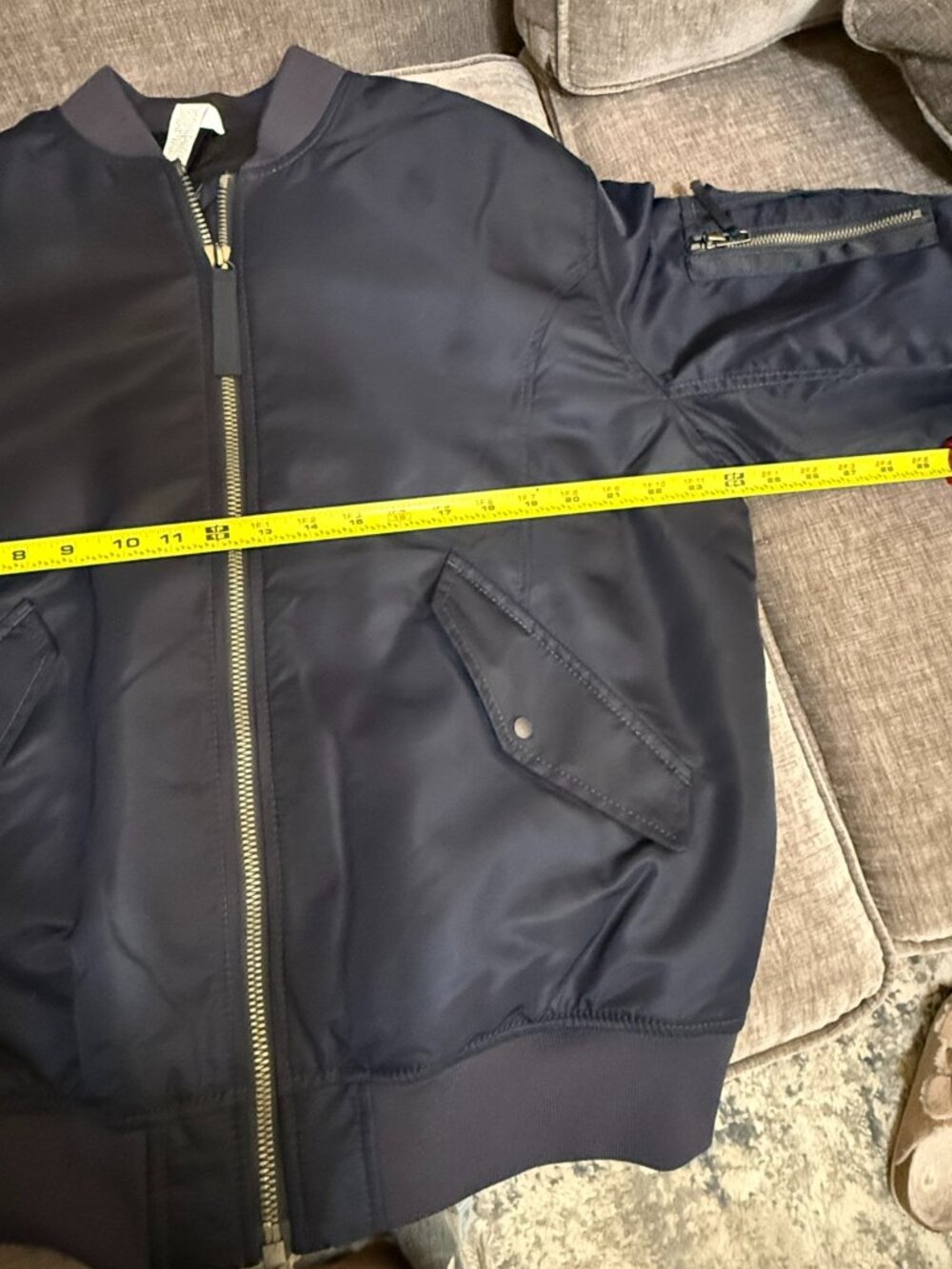 Oversized Lululemon Insulated Flight Jacket - Wms Medium - Navy - Picture 6 of 12
